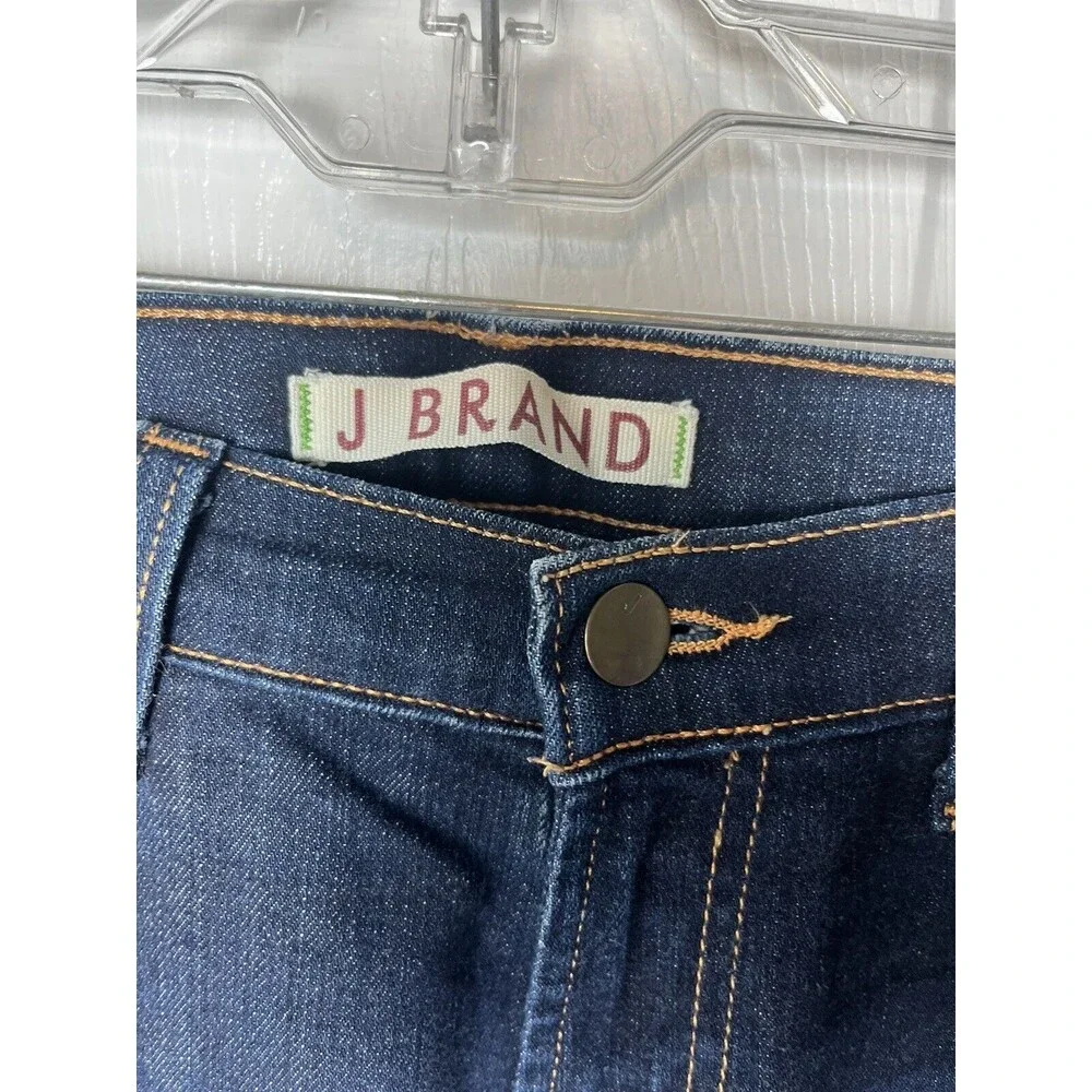 J Brand Pencil Leg skinny dark wash denim jeans blue cotton blend 28 women's